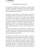 Aspectos generales de la administración