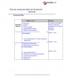 PLAN SESION FORMACION DOCENTE