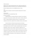 Modelo de propuesta proyecto de grado