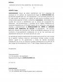 Minuta de poder para retirar expediente de juzgado