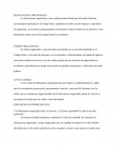 Crimen y delincuencia no soy igual