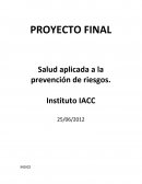 Salud aplicada a la prevencion de riesgos