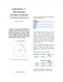 Movimiento circular uniforme