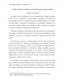 ROL DEL PSICOLOGO COMO AGENTE ACADEMICO EN FORMULACION DE POLITICAS PUBLICAS