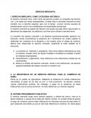 Informe ejecutivo derecho mercantil