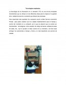Tecnologias empleadas