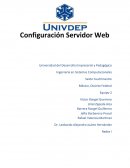 Configuaracion de servidor web