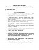 Vias de administracion de farmacos