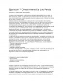 Ejecucion y cumplimiento