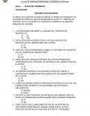 Encuesta de estudiantes UNSCH EFPIS