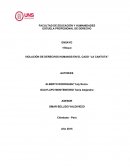 VIOLACIÓN DE LOS DERECHOS HUMANOS "LA CANTUTA"