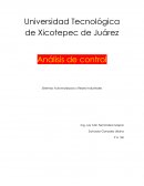 Análisis de control Sistemas Automatizados y Redes Industriales