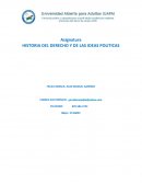 HISTORIA DEL DERECHO Y DE LAS IDEAS POLITICAS