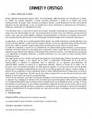 Crimen y castigo analisis literario