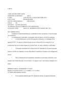 Completa la Tabla de Identificación, escribiendo los datos pertinentes. (Todos los datos son necesarios)