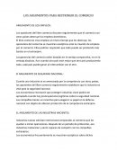 ARGUMENTOS PARA RESTRINGIR EL COMERCIO