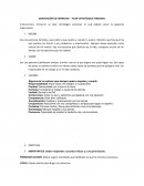 Ejemplo plan estratégico personal