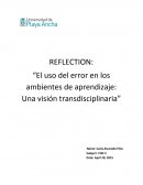 Making mistakes in the classroom