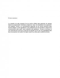 Memoria de rockola en java. Página 18