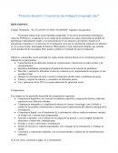 Proyecto educativo: Creación de una webquest con Google sites