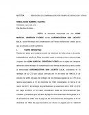 REINTEGRO DE COMPENSACIÓN POR TIEMPO DE SERVICIOS Y OTROS