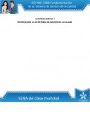 Actividad semana 1 Introducción a los sistemas de gestión de la calidad