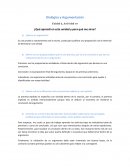 Dialógica y argumentación