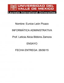 Informática administrativa. Página 1