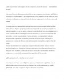 ¿Qué características de los equipos de alta competencia, desarrollo humano y sustentabilidad destaca?