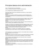 Principios básicos de la administración. LOS 14 PRINCIPIOS DE ADMINISTRACIÓN DE FAYOL