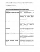 PROGRAMACIÓN DE CIENCIAS NATURALES Y EDUCACIÓN AMBIENTAL