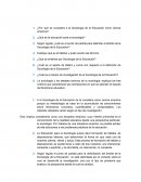 Sociología de la Educación