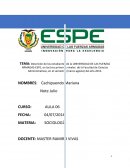 Deserción de los estudiantes de la UNIVERSIDAD DE LAS FUERZAS ARMADAS-ESPE, en los tres primeros niveles de la Facultad de Ciencias Administrativas, en el semestre (marzo-agosto) del año 2013