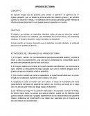 Actividades del cirujano en la apendicectomia