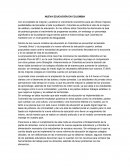 Ensayo Nueva Educación En Colombia