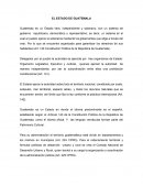 El ESTADO DE GUATEMALA