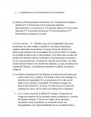 Corrientes del pensamiento economico