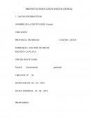 Proyecto educativo Institucional