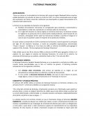 Factoraje Financiero - Actividad