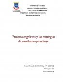 Procesos cognitivos y estrategias de aprendizaje