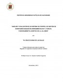 ANÁLISIS Y EVALUACIÓN DE UN SISTEMA DE CONTROL DE GESTIÓN DE INVENTARIOS BASADO EN HERRAMIENTAS DE T.I. PARA EL FUNCIONAMIENTO LOGÍSTICO DE LA JAL EMGE