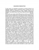 Habilidades comunicativas