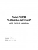 TRABAJO PRÁCTICO “EL DESARROLLO SUSTENTABLE”