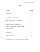 PLANES Y PROGRAMAS DE CAPACITACIÓN