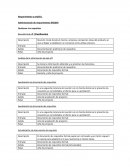 Gestionar los requisitos Reunión kick off (Planificación)