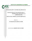 PROGRAMACIÓN Y CONTROL DEL PROYECTO