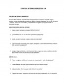 CONTROL INTERNO ENERGETICA S.A.