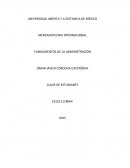 MERCADOTECNIA INTERNACIONAL FUNDAMENTOS DE LA ADMINISTRACIÓN