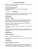 Ciclo de los documentos