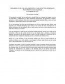 Desarrollo de los adolescentes